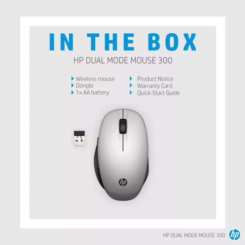 Mysz HP Dual Mode mysz RF Wireless Bluetooth