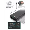 Podstawka pod monitor EQUIP Ergonomic Monitor Stand z USB (USB-A x4, USB-C x1), wolnostojąca, 25 kg, czarna