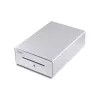 Equip Szuflada kasowa do systemu punktu sprzedaży (POS), 4 przegrody na banknoty / 4 na monety, wyjmowane przegródki na monety, złącze RJ11, aluminium