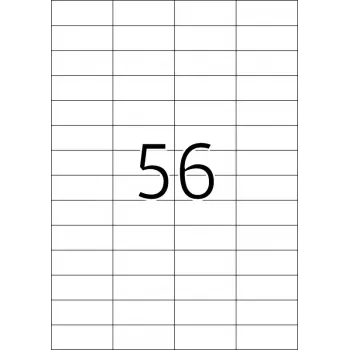Etykiety HERMA Premium A4 52,5x21,2 mm biały papier mat 1400 szt.