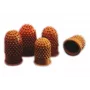 Rexel Thimblettes Velos Rozmiar 0 - 18 mm Średnica Pomarańczowy Opakowanie/10, Pomarańczowy, 114 mm, 31 mm, 58 mm, 30 g, Chiny