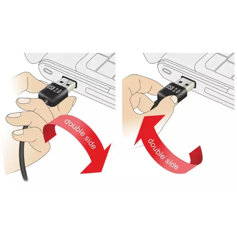 Kabel USB DeLOCK 5m USB 2.0 A - miniUSB m/m 83381 Czarny