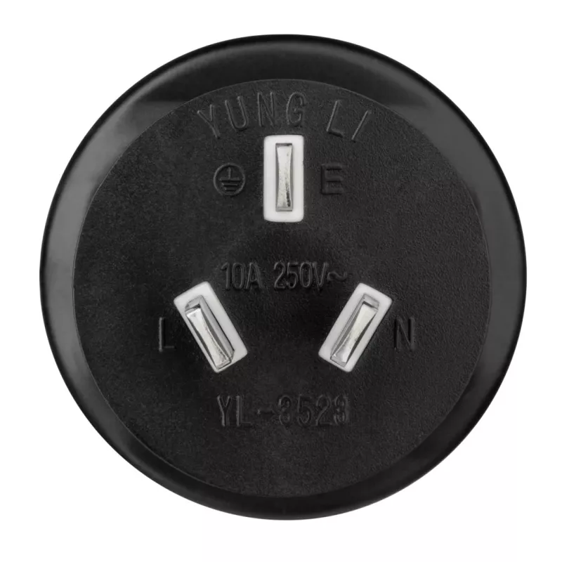 Hama 00108882 adapter wtyczki zasilania Typ F Typ I (AU) Czarny