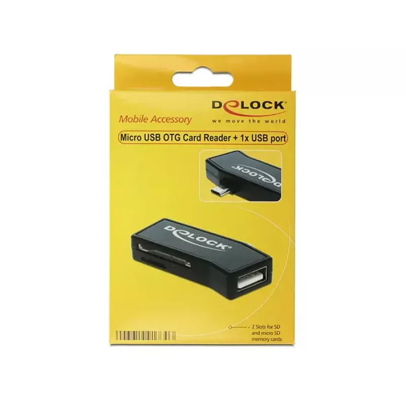 Czytnik kart DeLOCK 91730 USB 2.0 czarny