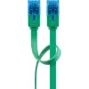 Płaski kabel krosowy Goobay CAT 6A U/UTP Zielony 0,5 m