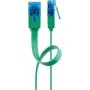 Płaski kabel krosowy Goobay CAT 6A U/UTP Zielony 0,5 m