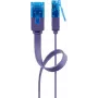 Płaski kabel krosowy Goobay CAT 6A U/UTP Fioletowy 0,5 m