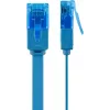 Płaski kabel krosowy Goobay CAT 6A U/UTP Niebieski 1m