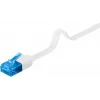 Płaski kabel krosowy Goobay CAT 6A U/UTP biały 2m