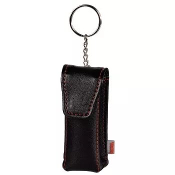 Etui Hama USB Stick Case „Fashion”, czarne etui na pamięć USB Skóra ekologiczna Czarny, Czerwony