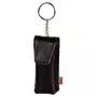 Etui Hama USB Stick Case „Fashion”, czarne etui na pamięć USB Skóra ekologiczna Czarny, Czerwony