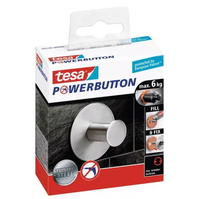 Wieszak na ręczniki TESA Powerbutton 59330