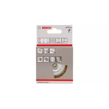 Szczotki druciane Bosch 2608622009 Karbowane druty mosiężne 7,5 cm