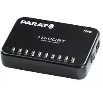 Ładowarka Parat Paraproject MC10 Indoor 10 portów USB czarna