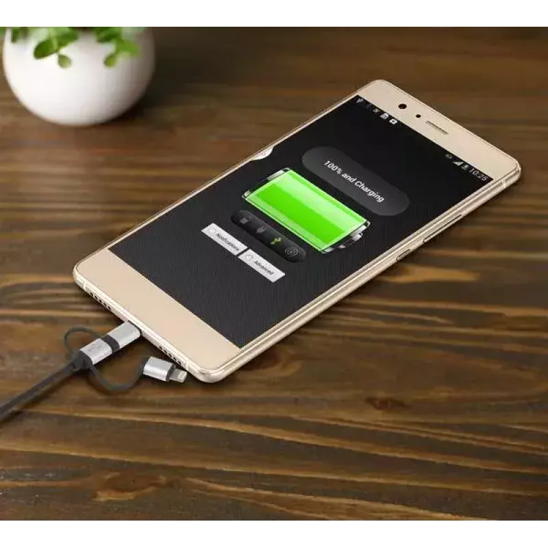 Kabel USB Renkforce RF-4600467 0.5m USB A USB C/Micro-USB B/Lightning Szary