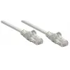 Intellinet Network kabel krosowy, Cat6, 0.25m, szary, CCA, U/UTP, PVC, RJ45, Gold Plated Contacts, Snagless, Booted, Lifetime Warranty
