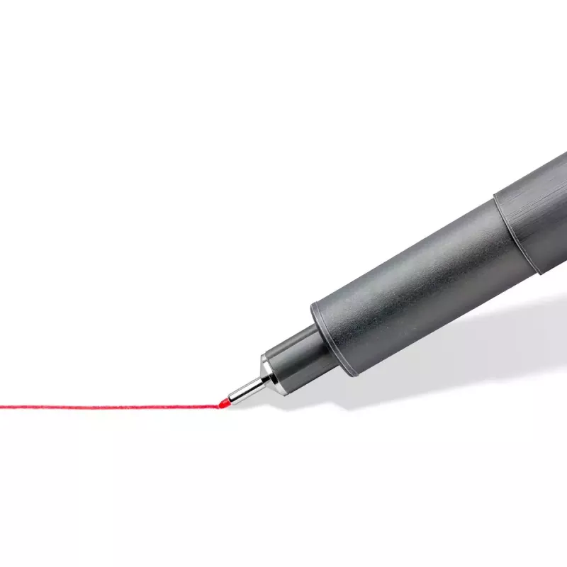 Fineliner Staedtler Pigment Liner 30803-SSB6 niebieski brązowy zielony pomarańczowy czerwony fioletowy