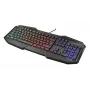 Klawiatura gamingowa Trust GXT 830-RW Avonn USB niemiecka czarna RGB LED