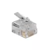 Modularne złącza Intronics RJ-12 M TD106M ACT do kabla okrągłego drutowego w opakowaniu 25 szt.