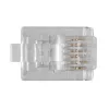 Modularne złącza Intronics RJ-12 M TD106M ACT do kabla okrągłego drutowego w opakowaniu 25 szt.