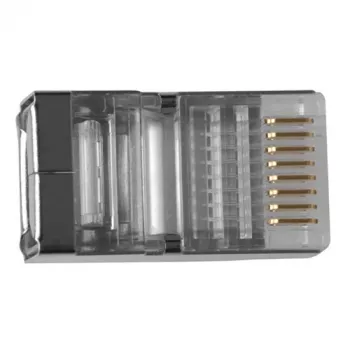ACT RJ45 (8P/8C) ekranowany modularny wtyk do kabla okrągłego z żyłami skręcanymi