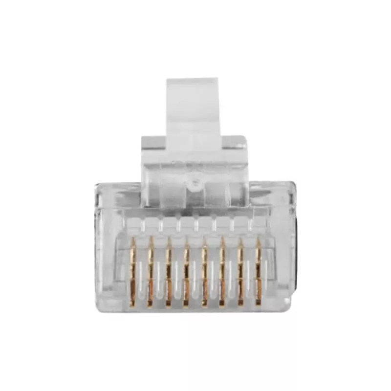 ACT RJ45 (8P/8C) ekranowany modularny wtyk do kabla okrągłego z żyłami skręcanymi