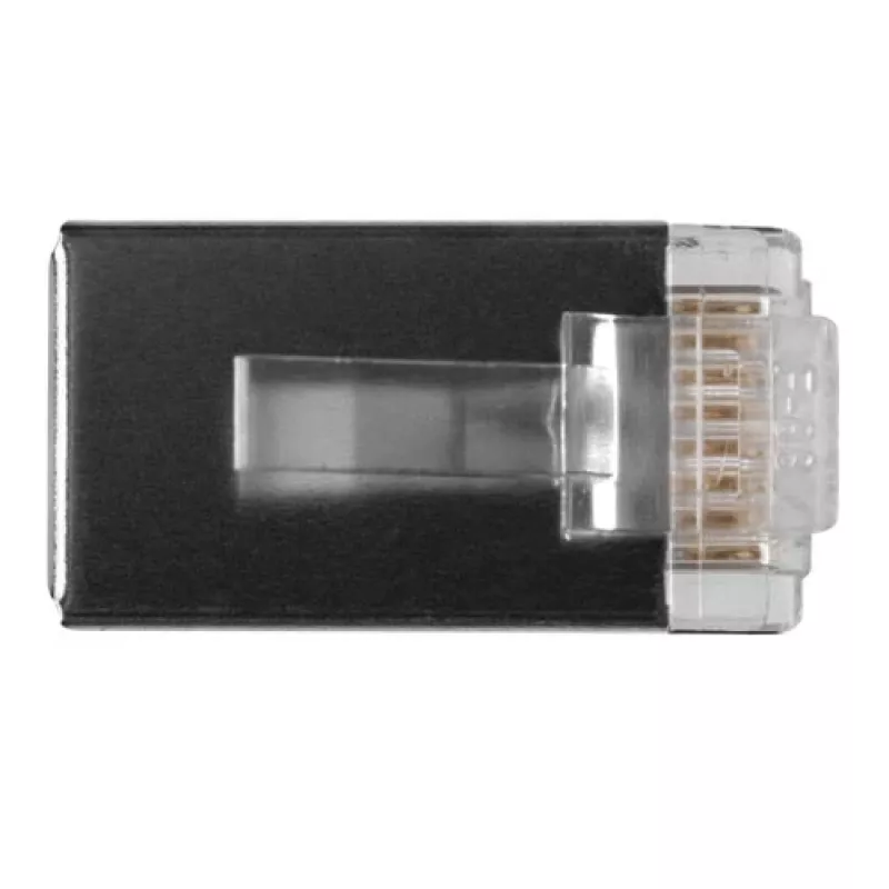 ACT RJ45 (8P/8C) ekranowany modularny wtyk do kabla okrągłego z żyłami skręcanymi