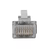ACT RJ45 (8P/8C) ekranowana modułowa wtyczka do kabla okrągłego z przewodami litymi