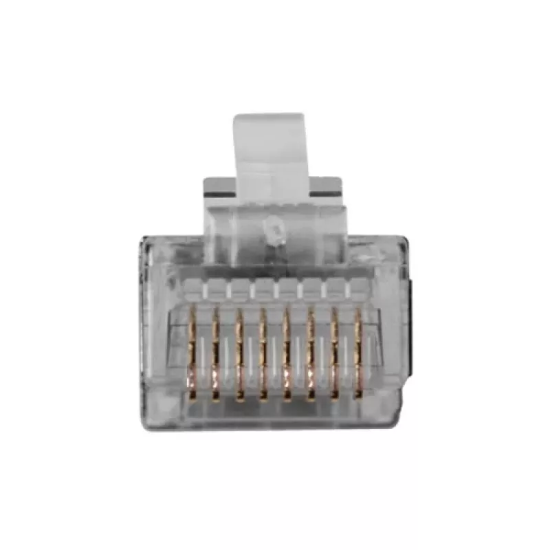 ACT RJ45 (8P/8C) ekranowana modułowa wtyczka do kabla okrągłego z przewodami litymi