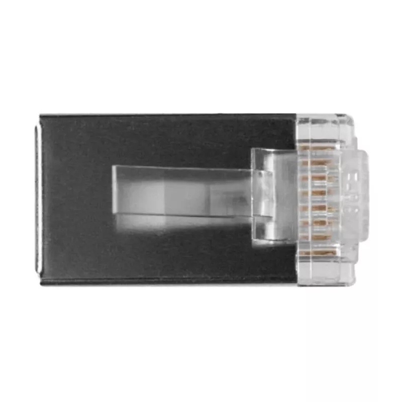 ACT RJ45 (8P/8C) ekranowana modułowa wtyczka do kabla okrągłego z przewodami litymi