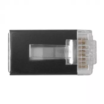 ACT RJ45 (8P/8C) CAT6 ekranowane złącze modułowe do kabla okrągłego z żyłami pełnymi lub linkowymi