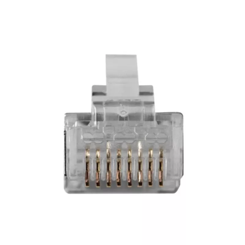 ACT RJ45 (8P/8C) CAT6 ekranowane złącze modułowe do kabla okrągłego z żyłami pełnymi lub linkowymi