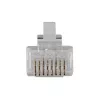 ACT RJ45 (8P/8C) CAT6 złącze modularne do kabla okrągłego z przewodami pełnymi lub linkowymi