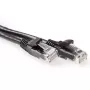 ACT Czarny 3 metry kabel krosowy U/UTP CAT6A bez zaczepów ze złączami RJ45