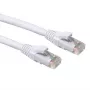 ACT Biały 1,50m kabel krosowy U/UTP CAT6A bez zaczepów ze złączami RJ45
