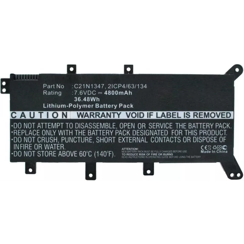 Bateria do laptopa CoreParts do ASUS, bateria, ASUS, A555, A555L, DX992, F51, F530, F554, F555, F555L, F555LA-AH51, F555LD