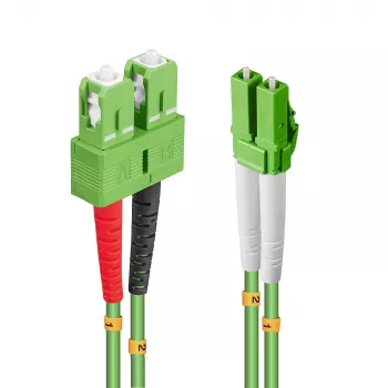 Lindy 46324 Kabel InfiniBand/światłowodowy 10 m 2x LC 2x SC Zielony