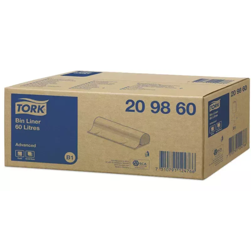 Worek na śmieci Tork 209860 60 L Zielony