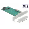 Karta rozszerzeń DeLOCK PCI Express x4 na M.2 Key B + M - niskoprofilowa