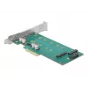Karta rozszerzeń DeLOCK PCI Express x4 na M.2 Key B + M - niskoprofilowa