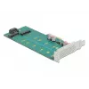 Karta rozszerzeń DeLOCK PCI Express x4 na M.2 Key B + M - niskoprofilowa