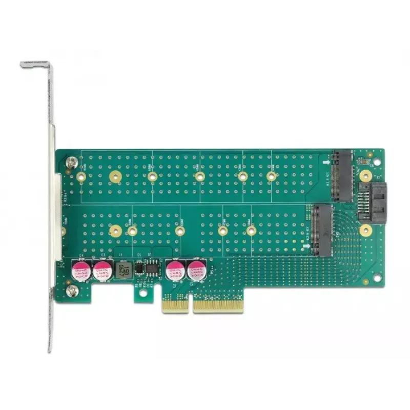 Karta rozszerzeń DeLOCK PCI Express x4 na M.2 Key B + M - niskoprofilowa