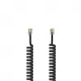 Hama 00201151 kabel telefoniczny 3 m Czarny