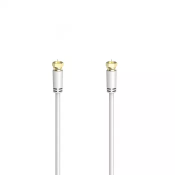 Kabel koncentryczny Hama 00305070 1,5 m typu F biały