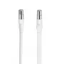 Hama 00305110 kabel koncentryczny typu F Biały