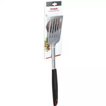 Łopatka kuchenna Westmark 15092280 — główka z tworzywa/TPE, rączka ze stali nierdzewnej, 430×88×25 mm, czarno-czerwona