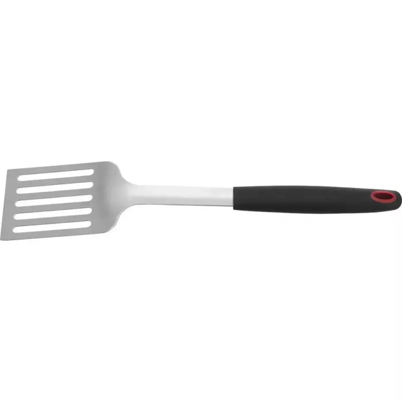 Łopatka kuchenna Westmark 15092280 — główka z tworzywa/TPE, rączka ze stali nierdzewnej, 430×88×25 mm, czarno-czerwona