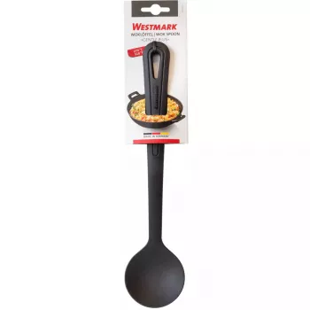 Łyżka do woka Westmark Gentle Plus, poliamid, długość 315 mm, szerokość 72 mm, czarny
