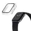 Etui LAUT Shield do smartwatcha — przezroczyste szkło i poliwęglan, kompatybilne z Apple Watch 40–41 mm