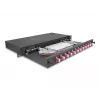 DeLOCK obudowa splice'owa światłowodowa 67005 Czarna Metal 482x220x44mm